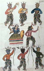 Baltazar Martinez Companionin ja Trujillon piispan (1782-1785) Bujandan kirja "Trujillo del Peru" tai "Codex Martinez Companion" tekijältä Unknown artist