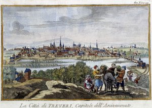 Trier noin 1790 tekijältä Unknown artist
