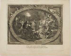 Voltaire saatanallisessa juhlassa tekijältä Unknown artist
