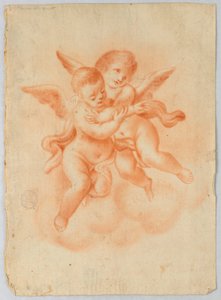 Siivekäs Putti pilvissä tekijältä Unknown artist