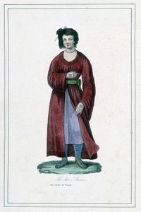 Nainen ystävien saarelta - "" Album des voyages"" tekijältä Unknown artist