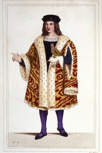 muotokuva Guillaume de Montmorencyn (n. 1453 - 1531) kaiverruksesta vuodelta 1830. tekijältä Unknown artist