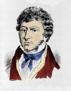 muotokuva irlantilaisesta säveltäjästä John Fieldistä (1782 - 1837). tekijältä Unknown artist