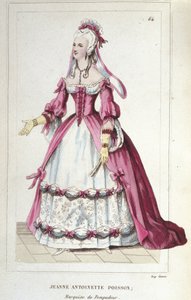 muotokuva Jeanne-Antoinette Poissonista, Pompadourin markiisista (tunnetaan nimellä Madame de Pompadour tekijältä Unknown artist