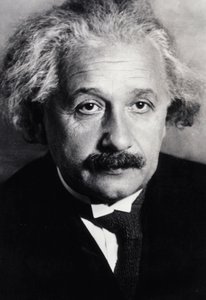 Albert Einstein (m/w kuva) tekijältä Unknown photographer