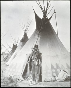 Blackfoot Indian, Calgaryn alue tekijältä Unknown photographer