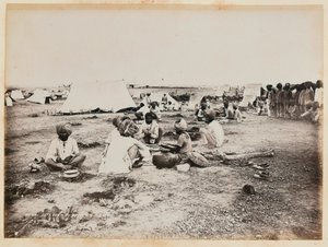 15. (Bengal) syntyperäisen jalkaväen leiri, Suakin Field Force tekijältä Unknown photographer