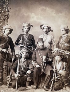 Georgian Warriors of Batum (tai Batumi) City of Georgia, Adjaria pääkaupunki tekijältä Unknown photographer