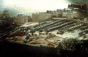 Montmartressa hallituksen suuret aseet uhkaavat Pariisin maaliskuun 18. päivänä tekijältä Unknown photographer