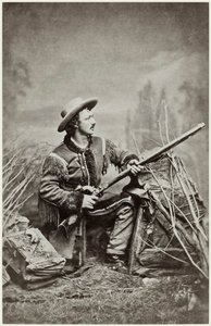 John Baker Omohundro, joka tunnetaan paremmin nimellä Texas Jack, konfederaation armeijan cowboy ja rajapartio tekijältä Unknown photographer