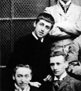 Marcel Proust (1871-1922) Pariisin lukiossa, n. 1887 tekijältä Unknown photographer