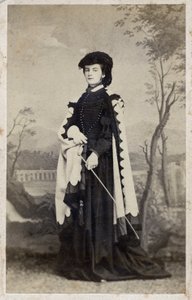 Maria Sophie of Baijeri - 1861 - Muotokuva Marie-Sophiesta (Marie Sophie) Ameliesta, Baijerin herttuattaresta ja kahden Sisilian kuningattaresta (1841 1925) tekijältä Unknown photographer