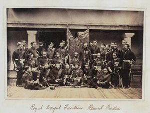 Rawalpindin 101. rykmentin (Royal Bengal Fusiliers) jäseniä tekijältä Unknown photographer