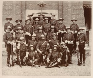 North West Mounted Police, Chelsea Barracks, Diamond Jubilee tekijältä Unknown photographer