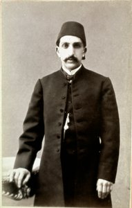 Ottomaanien valtakunta: Muotokuva sulttaani Abdulhamid II:sta (Abd ul Hamid, Abd-ul-Hamid, Abdulhemit, Abdul Hamid, Abd al-Hamid, Abd al-Hamid, Abd al-Hamid) (1842-1918) ”Valokuvaus. Ankara, Turkin historiallinen seura, Turkki