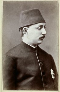 Ottomaanien valtakunta: Sulttaani Murad V:n muotokuva (1840-1904)” Valokuvaus. 1876 Ankara, Turkin historiallinen seura, Turkki tekijältä Unknown photographer