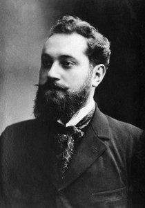 Albert Guillaumen (1873-1942), ranskalaisen taidemaalarin, kuvittajan ja sarjakuvapiirtäjän muotokuva. tekijältä Unknown photographer