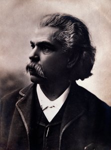 Brasilialaisen säveltäjän Carlos Andrea Gomesin (Gomez) (1836-1896) muotokuva Valokuva. 1800-luvulla. Bologna, civico Museo Museo tekijältä Unknown photographer