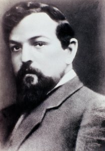 Claude Debussyn muotokuva (m/w kuva) tekijältä Unknown photographer