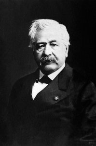 Ranskalaisen diplomaatin ja yrittäjän Ferdinand de Lessepsin (1805-1894) muotokuva. tekijältä Unknown photographer