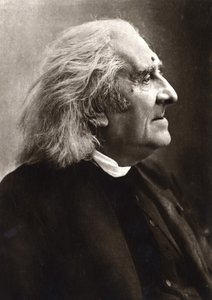 Franz Lisztin (1811-1886), unkarilaisen säveltäjän ja pianistin muotokuva. tekijältä Unknown photographer