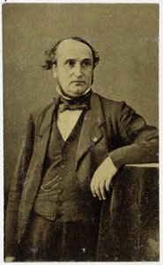 Frédéric Sauvagen muotokuva vuonna 1854, ranskalainen keksijä (1786 - 1857): höyrylaivan potkurin suunnittelija. tekijältä Unknown photographer