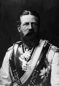Frederic III:n (1831-1888), Preussin kuninkaan ja Saksan keisarin vuonna 1888 muotokuva 99 päivän ajan. tekijältä Unknown photographer