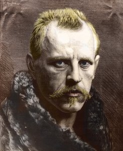Fridtjof Nansenin (1861-1930) muotokuva (kaiverrus). tekijältä Unknown photographer