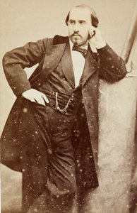 Gabriel Faurén muotokuva, n. 1860 (b/w kuva) tekijältä Unknown photographer