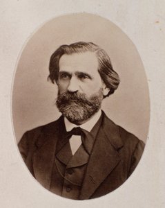 Giuseppe Verdin muotokuva (m/w kuva) tekijältä Unknown photographer