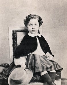 Keisarillisen prinssin Eugene Louis Napoleon Bonaparten (1856-1879), Napoleon III:n pojan muotokuva. Nimetön valokuva otettu Fontainebleaussa kesäkuussa 1860 tekijältä Unknown photographer