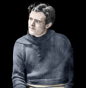 Amerikkalaisen kirjailijan Jack Londonin (1876-1916) muotokuva. tekijältä Unknown photographer