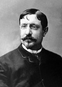 Muotokuva Jean Joseph (Jean-Joseph) Constant dit Benjamin Constant (Benjamin-Constant) (1845-1902), ranskalainen orientalistinen taidemaalari ja kaivertaja. tekijältä Unknown photographer