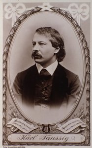 Karl Taussigin muotokuva (kaiverrus kuvan jälkeen) tekijältä Unknown photographer