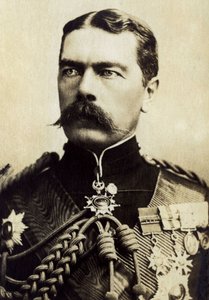 Lord Kitchener of Karthoum (1850-1916), Englannin armeijan muotokuva. tekijältä Unknown photographer