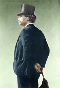 Mark Twainin muotokuva (1835-1910) tekijältä Unknown photographer