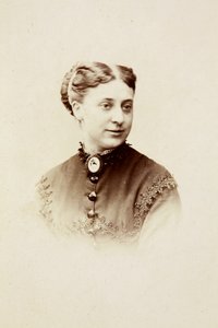 Muotokuva neiti Dunlopista, n. 1860-luku (mv/w kuva) tekijältä Unknown photographer