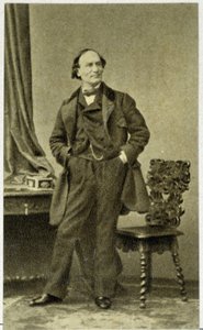 Robert Houdinin muotokuva vuonna 1855 (1800-luvun ranskalainen taikuri) tekijältä Unknown photographer