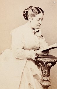 Muotokuva Therese Tietjensistä, n. 1860-luku (mv/w kuva) tekijältä Unknown photographer