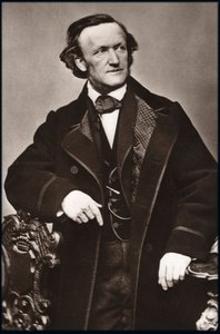 Säveltäjä Richard Wagnerin (1813-1883) muotokuva - saksalaisen säveltäjän Richard Wagnerin (1813-1883) muotokuva. tekijältä Unknown photographer