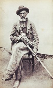 Muotokuva italialaisesta vuorikiipeilijästä Jean-Antoine Carrelista (Valtournenche). tekijältä Unknown photographer