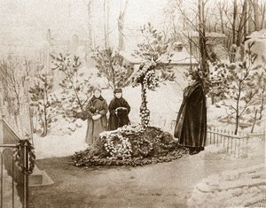 Venäläisen kirjailijan Fjodor Dostojevskin perhe (Dostojevski tai Dostojevski tekijältä Unknown photographer