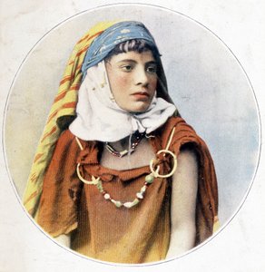 Tunisialainen nainen. 1898. tekijältä Unknown photographer