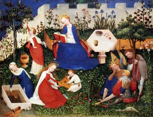 Paratiisin puutarha tekijältä Upper Rhenish Master