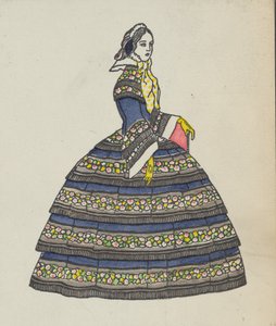 Biedermeier-muoti, 1908.