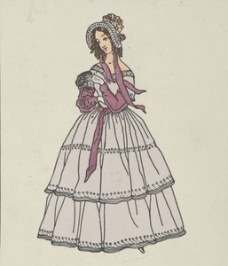Biedermeier-muoti, 1908.