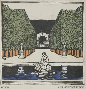 Wien: Schönbrunnista, 1908.