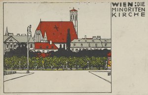 Wien: Minorite Church Wien: Minorite Church, 1908.