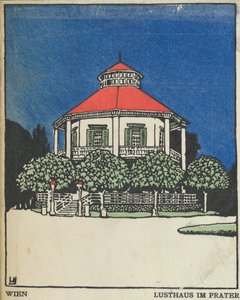 Wien: Pleasure Pavilion in the Prater Wien: Lusthaus im Prater, 1908.,