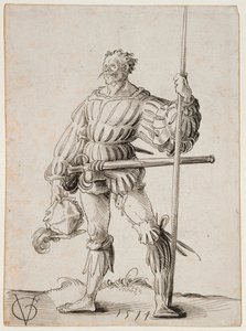 Sotilas keihään kanssa, 1514